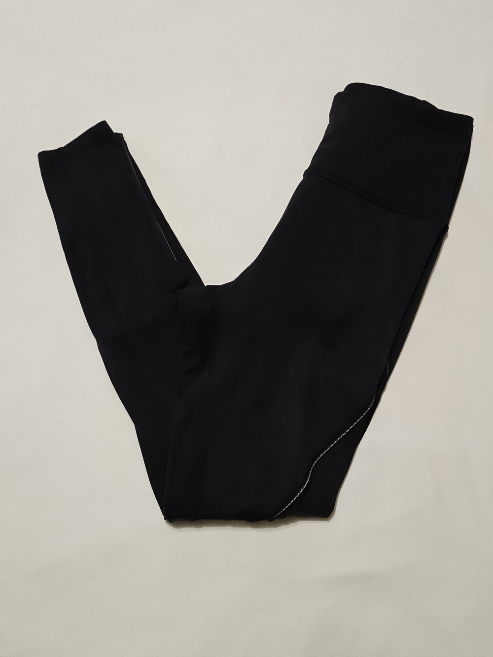 Athleta Cold Front Hybrid Run Tight Black High Waist Reflective Piping Leggings - Picture 5 of 12
